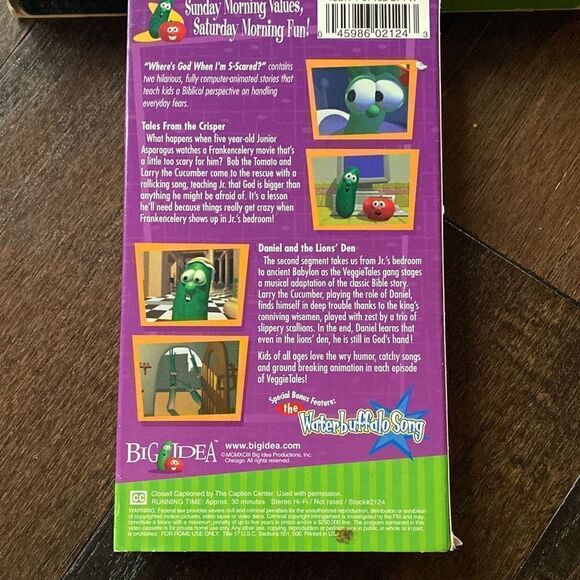 Veggie Tales VHS lot of 3 videos by Big Idea - Picture 5 of 7